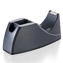 Officemate Recycled Deluxe Heavy Duty Tape Dispenser, Black (96664)