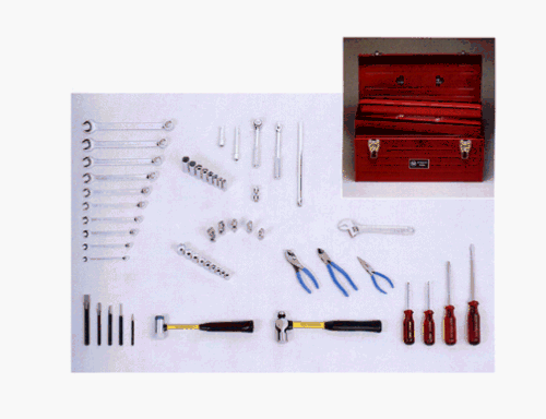WRIGHT TOOL 170 Apprentice set w/ HD mechanics box
