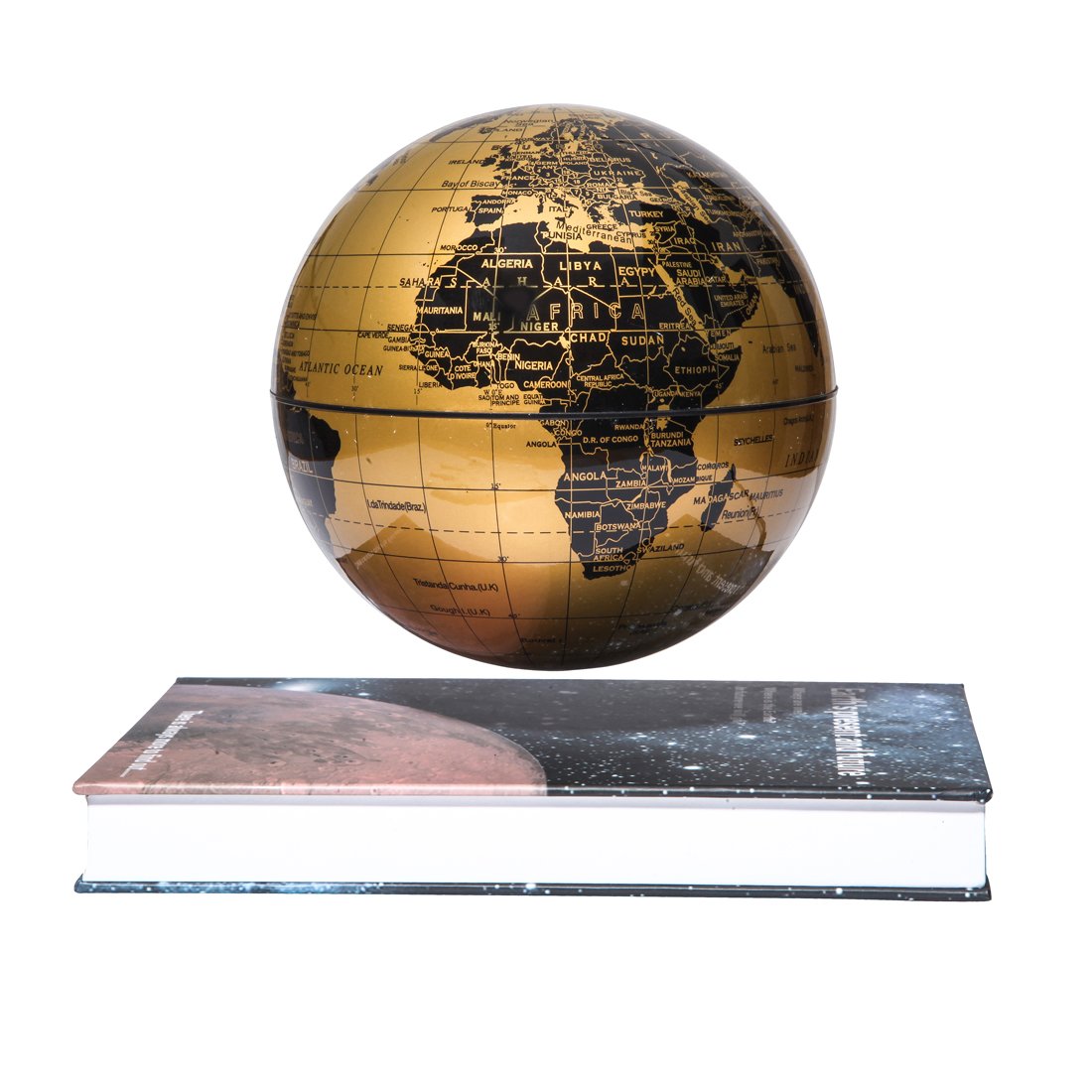 woodlev Maglev Levitation Levitron Floating Rotating 6" Globe