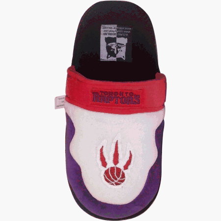 Toronto Raptors UNISEX Scuff Slippers - Medium