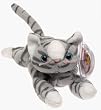 TY Beanie Baby - PRANCE the Gray Tabby Cat