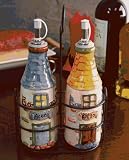 Lorenzo Import CO215 Oil-Vinegar Village In Stand