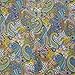 Kantha Stitch Gudri Floral Home Décor Pattern Blue Queen Size Handmade Quilt 107 X 92