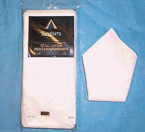 Package of 12 Handkerchiefs by Axxents **Value Pack**