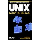 Click here to buy Unix Quick Reference (Que Quick Reference Series) by  Ben Hunsburger.