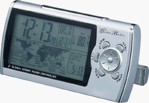 Radio-Controlled Travel Alarm Clock