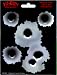 Bullet holes in Metal - 3 Pack of Stickers / Decals (Sticker / Decal / Bullethole)