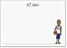 African American Basketball Boy Flat Card Stationery