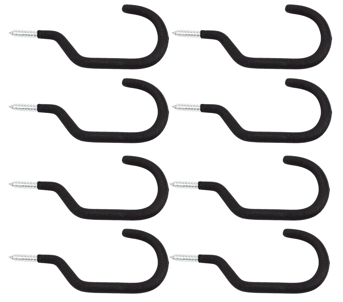 StoutMax Heavy Duty Bike Storage Hooks Set, 8 Pack