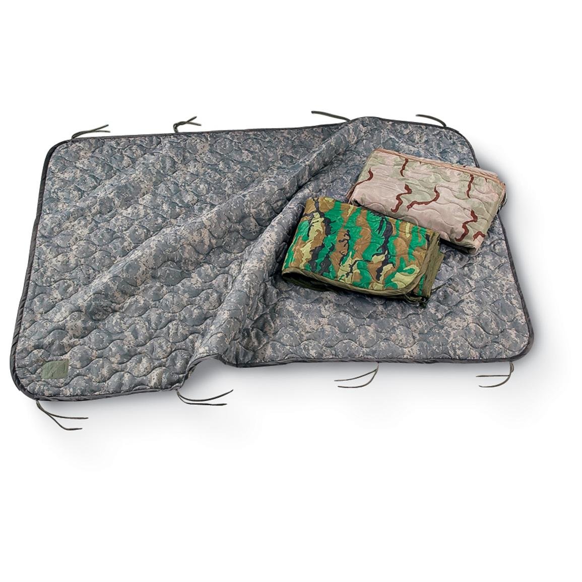 Military Style Poncho Liner Blanket Woobie Army Digital Camo ACU eBay