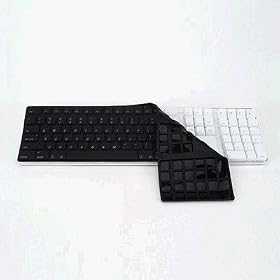 zCover typeOn White on Black Keyboard Skin for Apple Desktop & Wireless Keyboard