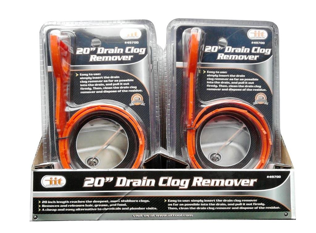 Amazon.com: IIT 49700 Drain Snake Clog Remover 20-Inch Sink Slow ...