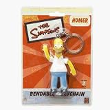 The Simpsons 393203 Homer Bendable Key Chains 4''- Case of 12