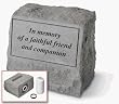 In Memory Of A Faithful Accent Stone