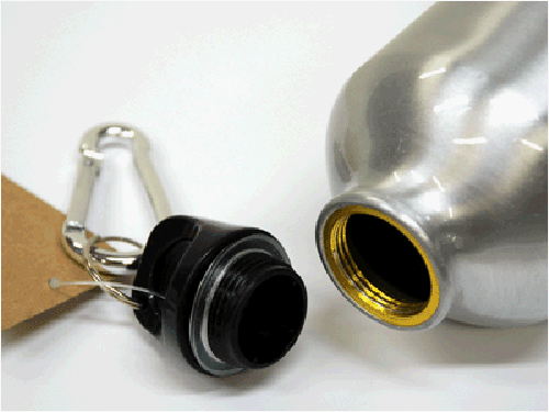 スポーツボトルHUG 750ml シルバー　4541066 803007