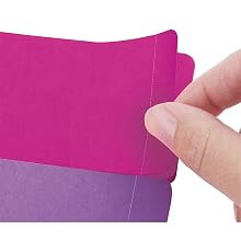 Avery Removable Label Pad, 2 x 4 Inches, Assorted Neon, 80 Labels (22021)