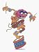 Automotive : Muppets - Animal on a Drum - Sticker / Decal