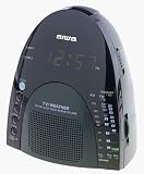 Aiwa FRA308 AM/FM Clock Radio with TV & Weather band