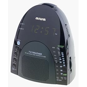 Click here to buy Aiwa FRA308 AM FM Clock Radio with TV and Weather band by Aiwa.