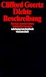 Dichte Beschreibung: Beitr�ge zum Verstehen kultureller Systeme