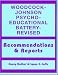 Book Woodcock-Johnson Psycho-Educational Battery-Revised: Recommendations and Reports