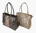 SELENA Tote Style Handbag in Sleek Croc Print by Eliebags
