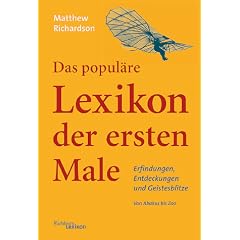 Das popul�re Lexikon der Ersten Male