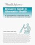 HealthInform's Resource Guide to Alternative Health