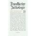 Frankfurter Anthologie. Gedichte und Interpretationen: Achtzehnter Band: BD 18