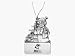 Bowling Green State University - Snowman Christmas Ornament - Laser Engraved