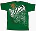 Ireland National Futbol Soccer Team Fleur Adult Kelly Green T-Shirt Tee