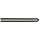 Union Butterfield 4587 High-Speed Steel Taper Pin Reamer, Straight Flute, Round With Square End Shank, Uncoated (Bright) Finish
