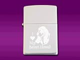 Basset Hound - Zippo Lighter - Laser engraved