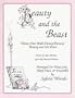 Beauty and the Beast arranged for Harp