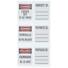 Master Lock 410 Series Zenex Lockout/Tagout Padlock, Keyed Alike, 1-3/4" Body Length, 3" Shackle Clearance