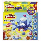 Play Doh - 204721480 - Loisirs Cr�atifs - P�te � Modeler - La Pieuvre + 4 Potspar Hasbro