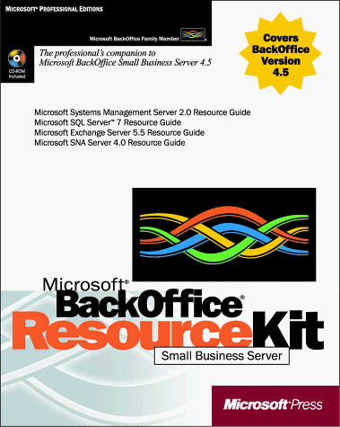 Books: Microsoft Backoffice Small Business Server 4.5 Resource Kit