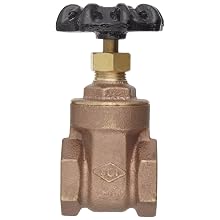 Dixon BGV75 Brass Gate Valve, 3/4" NPT Female