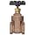 Dixon BGV75 Brass Gate Valve, 3/4" NPT Female