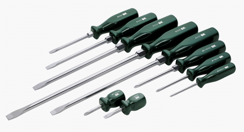 SK Hand Tools 86006  10 Piece SureGrip Combination Screwdriver Set