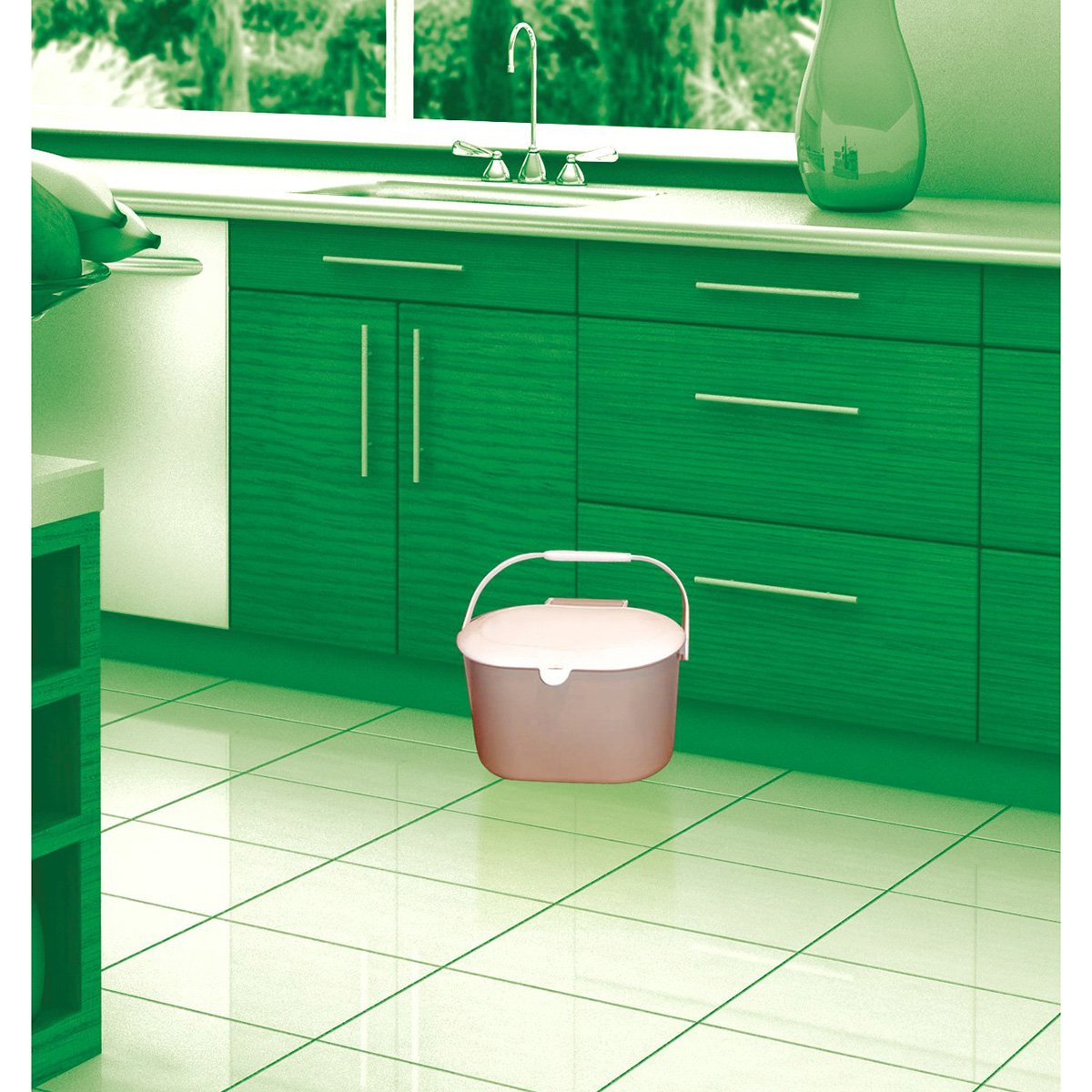 Glad OdorShield Small Kitchen Compostable Trash Bags, 2.6 Gallon, 20