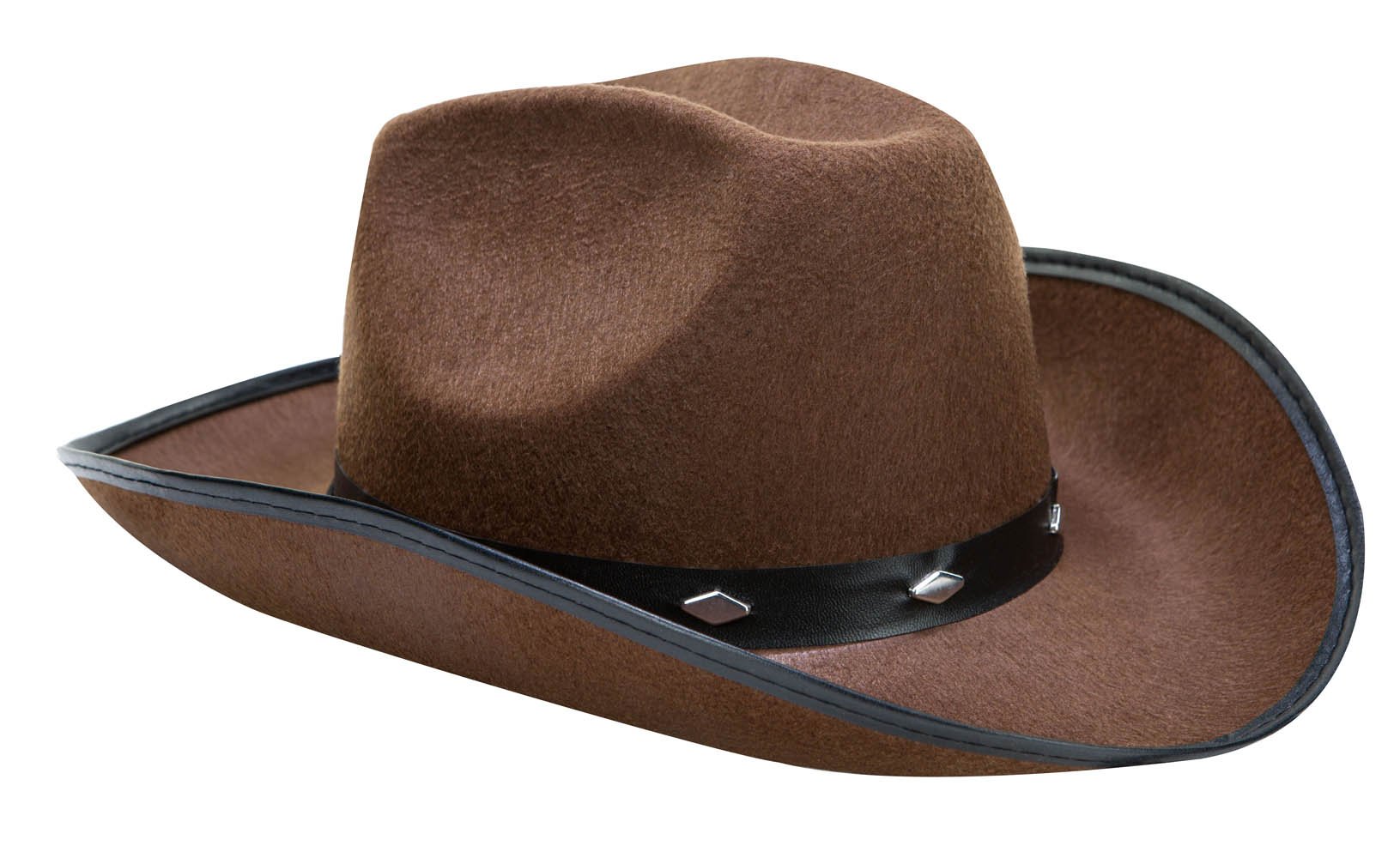 Kangaroo Brown Studded Cowboy Hat Brown