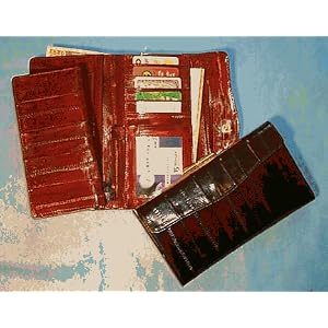 Deluxe French Wallet with Checkbook