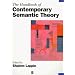 The Handbook of Contemporary Semantic Theory (Blackwell Handbooks in Linguistics)