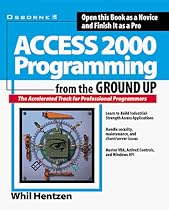 Access 2000 Programmimg from the Ground Up Access 2000 Programmimg from the Ground Up