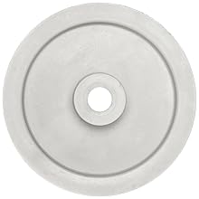 Timing Belt Pulley, 0.0816" Pitch, 110 Grooves, 0.250" Wide Belt, 0.313" Bore Diameter, 2.846" Outside Diameter, Delrin, Double Flange