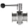 Dixon B5101E200CC-A Stainless Steel 316L Butterfly Valve with Pull Handle and EPDM Seal, 2" Tube OD