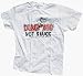 Dumb Ass T-Shirt (large) - Descriptive white T-shirt to announce the wearer. Back reads "I'm with Stupid". Beware of Imitations.