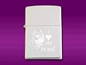 Pit Bull Terrier - Zippo Lighter - Laser engraved