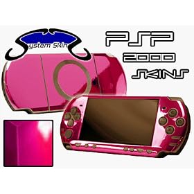 Playstation Portable 2000 (PSP-Slim) Skin - NEW - PINK system skins faceplate decal mod